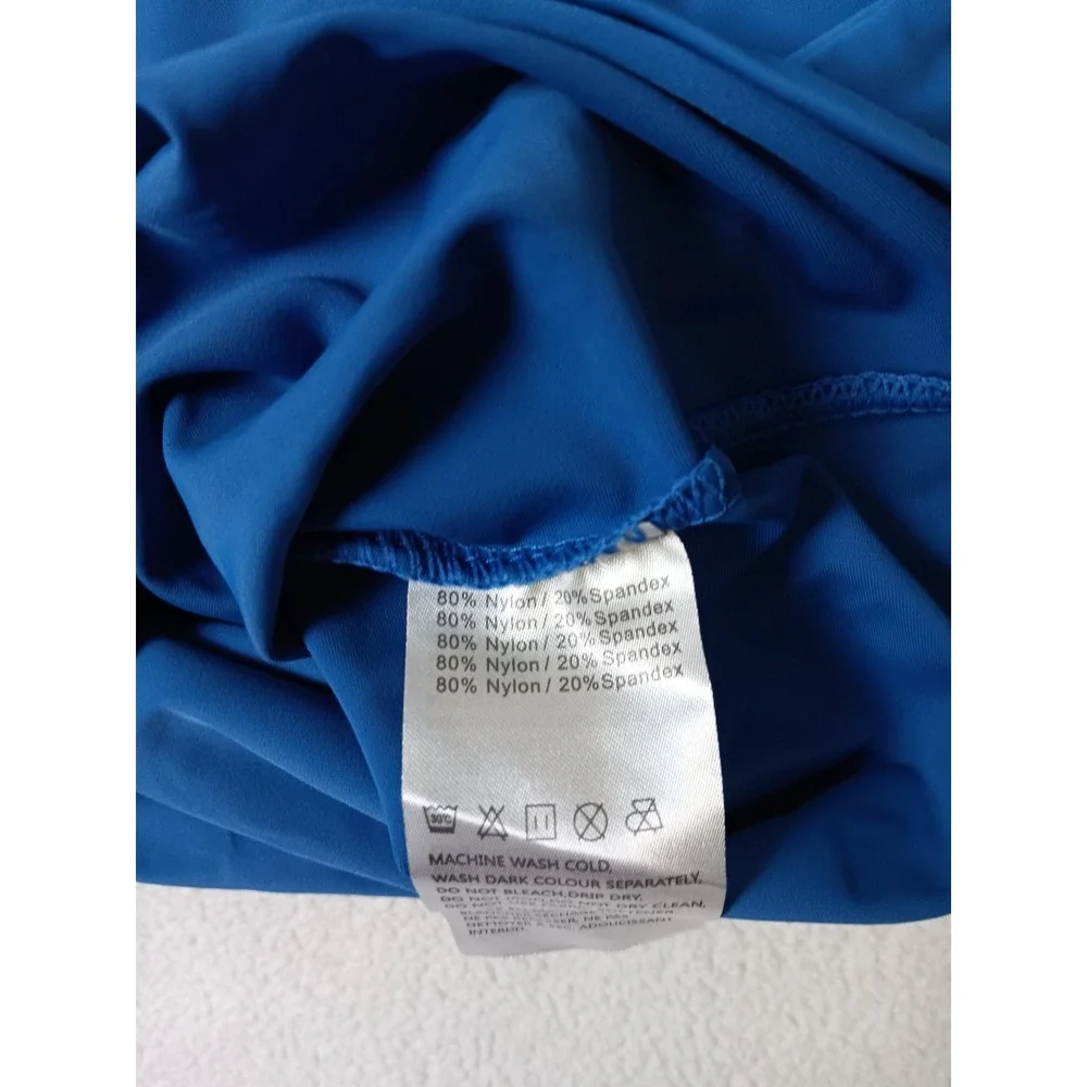 DPOWIEN Shirt Mens M Blue Moisture Wicking Quick Dry Stretch Athletic